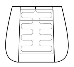 Схема монтажа мата подогрева сидений на Mitsubishi Dingo