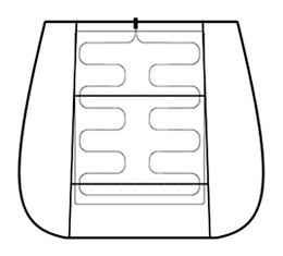 Схема монтажа нагревательного элемента подогрева сидений на Jeep Liberty (Patriot)